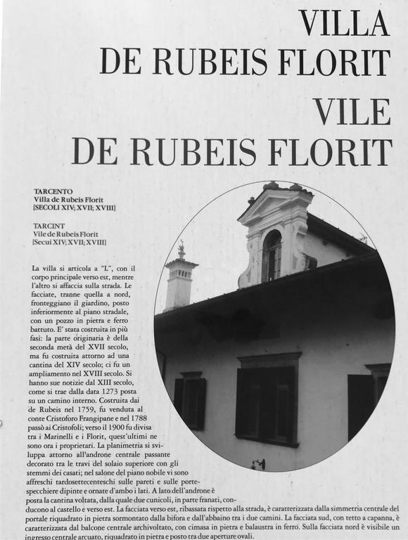 Villa De Rubeis Florit Tarcento Buitenkant foto
