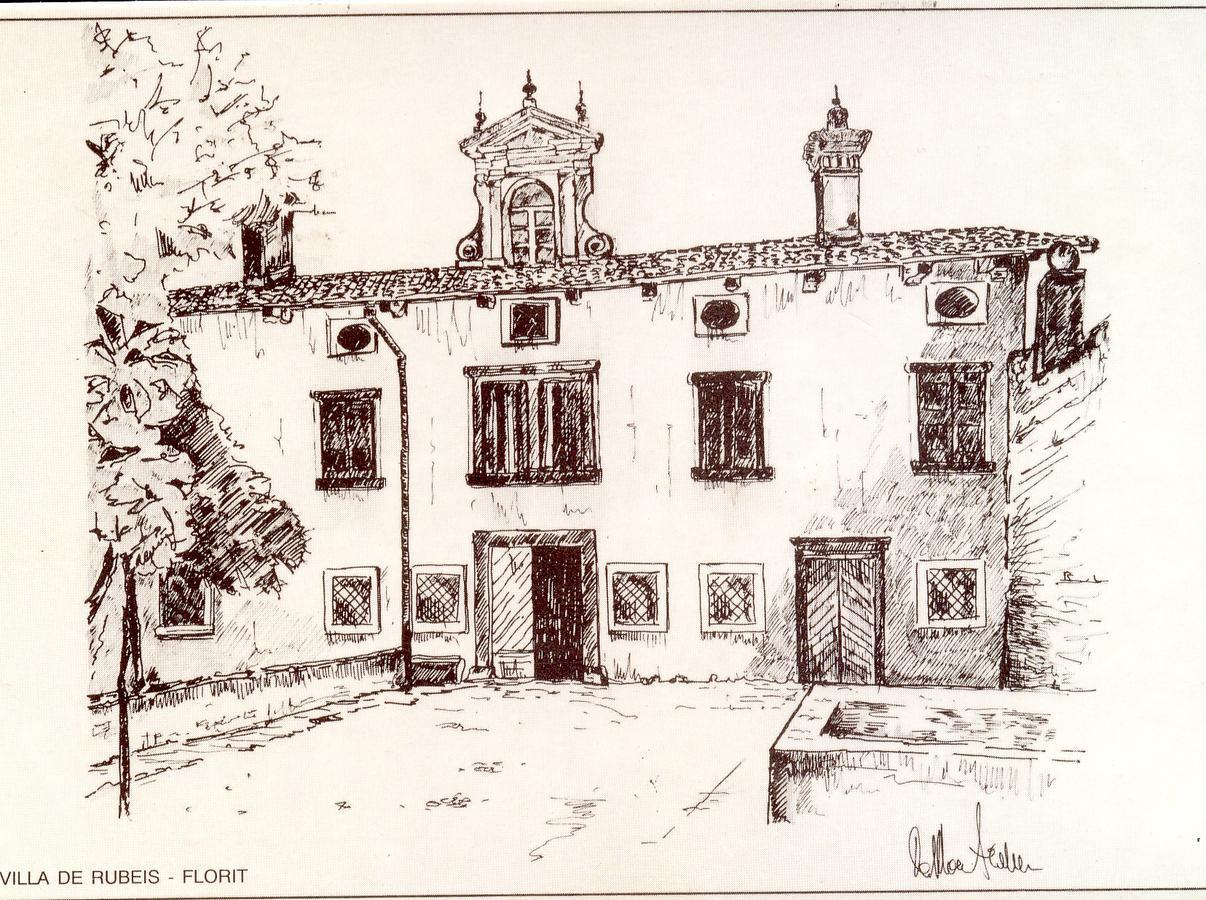 Villa De Rubeis Florit Tarcento Buitenkant foto